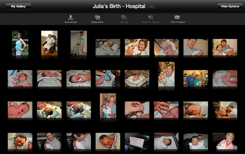 Mobile Me Gallery - Julia's Birth